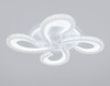 Миниатюра фото потолочный светодиодный светильник с пультом ambrella light acrylica fa1702 | 220svet.ru