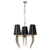 Миниатюра фото подвесная люстра loft it brunilde 10207/6 gold | 220svet.ru