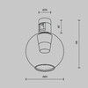 Миниатюра фото трековый магнитный светодиодный светильник maytoni bubble flarity tr148-1-3w4k-bs | 220svet.ru
