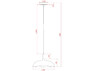 Миниатюра фото подвесной светильник arte lamp kayla a7099sp-1wh | 220svet.ru