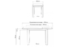 Миниатюра фото керамический стол раскладной woodville кина 90(130)х65х76 alpine white / черный 588064 | 220svet.ru