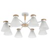 Миниатюра фото потолочная люстра arte lamp tyler a1031pl-8wh | 220svet.ru