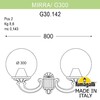 Миниатюра фото светильник уличный настенный fumagalli mirra/g300 g30.142.000.wzf1r | 220svet.ru