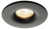 Миниатюра фото светильник встраиваемый алюминиевый эра kl105 bk под лампу mr16 gu5.3 черный б0059792 | 220svet.ru