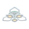 Миниатюра фото потолочная светодиодная люстра profit light 8439/3+3 wht | 220svet.ru