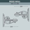 Миниатюра фото консоль для паркового фонаря fumagalli bisso wall  000.131.000.b0 | 220svet.ru