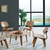 Миниатюра фото стул eames roomers bls-02 walnut | 220svet.ru
