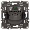 Миниатюра фото розетка эра elegance 14-2102-16 с заземлением 2p+e schuko со шторками 16а-250в титан б0065806 | 220svet.ru