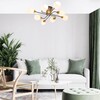 Миниатюра фото потолочная люстра escada hope 1132/8p black | 220svet.ru