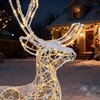 Миниатюра фото светодиодная фигура световой олень 1,6м тепло-белый 24в, ip65 ltc lc-13161 | 220svet.ru