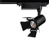 Миниатюра фото трековый однофазный светильник arte lamp falena a6709pl-1bk | 220svet.ru