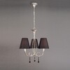 Миниатюра фото подвесная люстра mantra paola painted silver 3532 | 220svet.ru