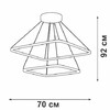 Миниатюра фото подвесная люстра vitaluce v04617-13/2s | 220svet.ru