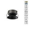 Миниатюра фото светильник встраиваемый светодиодный с переключателем цветовой температуры novotech nova 359852 черный | 220svet.ru