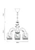 Миниатюра фото подвесная люстра arte lamp cincia a5090lm-5wg | 220svet.ru