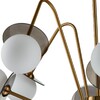 Миниатюра фото подвесная люстра indigo jazz 11020/8r brass v000166 | 220svet.ru