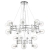 Миниатюра фото подвесная люстра crystal lux luxury sp16+8 chrome | 220svet.ru