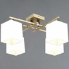 Миниатюра фото потолочная люстра illumico il0617-4csq-25 gd naples | 220svet.ru