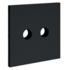 Миниатюра фото накладка для розетки телевизионной оконечной tv+sat voltum s70 vls001607 (графит) | 220svet.ru