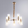 Миниатюра фото подвесная люстра arte lamp charm a1623lm-10go | 220svet.ru