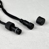 Миниатюра фото гирлянда нить 10м зеленая 24в, 75 led, провод черный каучук, ip65 ltc ll75-1-1g | 220svet.ru