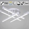 Миниатюра фото потолочная светодиодная люстра с пультом ду reluce 01030-0.3-04 wt | 220svet.ru