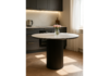 Миниатюра фото керамический стол woodville барел 110 krater perla repose / черный 625658 | 220svet.ru