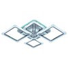 Миниатюра фото потолочная светодиодная люстра profit light 8050/2+2 chr | 220svet.ru