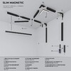 Миниатюра фото трековый магнитный светодиодный светильник elektrostandard slim magnetic 85012/01 a067379 | 220svet.ru