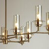 Миниатюра фото потолочная люстра на штанге lumion madonna 6554/12c бронза | 220svet.ru