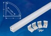 Миниатюра фото профиль (ul-00005028) uniel ufe-k06 silver/frozen 200 polybag | 220svet.ru