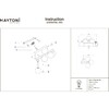 Миниатюра фото бра maytoni dallas mod547wl-05g | 220svet.ru