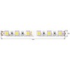 Миниатюра фото лента swg 14,4w/m 60led/m 5050smd холодный белый 5m 006319 | 220svet.ru