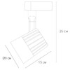 Миниатюра фото трековый однофазный светильник arte lamp wales a1640pl-1wh | 220svet.ru