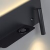Миниатюра фото настенный ссветодиодный светильник lumion ledio 5683/10wl черный | 220svet.ru
