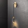 Миниатюра фото настенный светодиодный светильник delight collection mt8847-1w brass | 220svet.ru