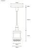 Миниатюра фото подвесной светильник arte lamp electra a7002sp-1pb | 220svet.ru
