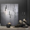 Миниатюра фото подвесной светильник ilamp lofty 10704p/1-d150 bk-gr | 220svet.ru