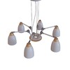 Миниатюра фото подвесная люстра loft it restor loft4402/6wh | 220svet.ru