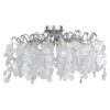 Миниатюра фото потолочная люстра crystal lux tenerife pl8 silver | 220svet.ru