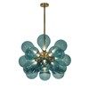 Миниатюра фото подвесная люстра loft it miracle 10130/18 blue | 220svet.ru