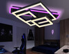 Миниатюра фото потолочная светодиодная люстра с пультом ду rgb ambrella light acrylica disk fa8533 | 220svet.ru
