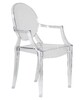 Миниатюра фото набор 3 шт стул обеденный dobrin louis ghost lmzl-рс801-n3-13424 | 220svet.ru