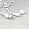 Миниатюра фото гирлянда бахрома 3,2 x 0,9 м разноцветная 220в, 168 led, провод белый каучук, ip65 ltc ll168-8-2m | 220svet.ru