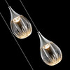 Миниатюра фото подвесной светодиодный светильник delight collection md24001004-3a chrome/clear | 220svet.ru