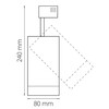 Миниатюра фото трековый светодиодный светильник однофазный lightstar canno 4000k 303274 | 220svet.ru