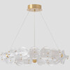 Миниатюра фото подвесная люстра светодиодная crystal lux rich sp38w led | 220svet.ru