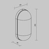 Миниатюра фото уличный настенный светильник maytoni candle o449wl-01gf | 220svet.ru