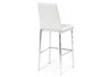 Миниатюра фото барный стул woodville teon white / chrome 15513 | 220svet.ru