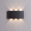 Миниатюра фото уличный настенный светильник arte lamp bosto a3722al-2bk | 220svet.ru